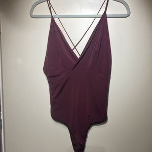 Maroon Body Suit
